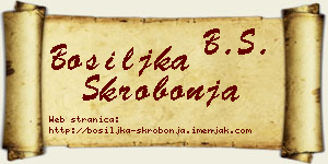Bosiljka Skrobonja vizit kartica